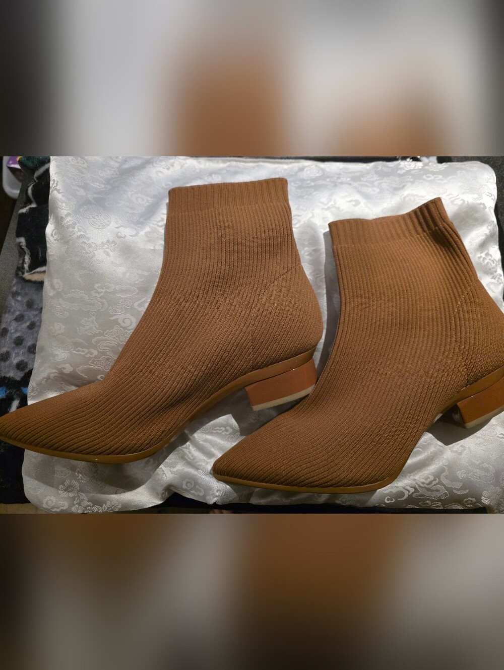 Pashion Footwear Booties 9.5 With 1.5 And 3in Blocks